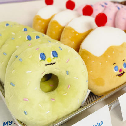 Korean Donuts Dog Sound Toys - Matcha Donuts