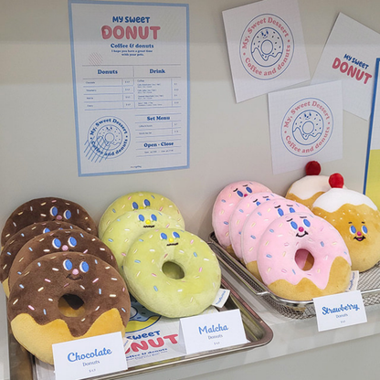 Korean Donuts Dog Sound Toys - Matcha Donuts