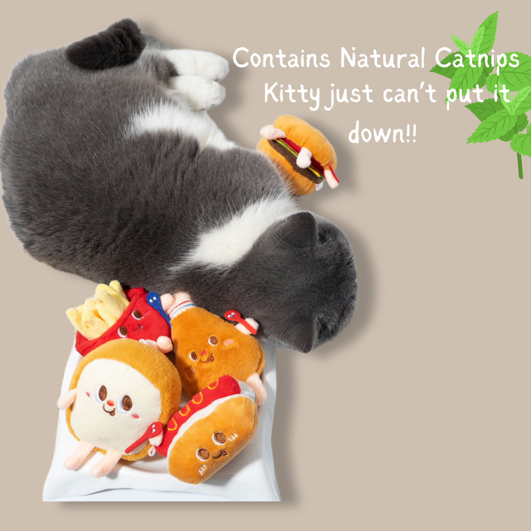 Fast Food Series Catnip Cat Toys - Drumstick