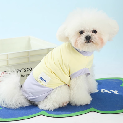 Summer Comfort Sun Protection Vest for Dogs - Yellow & Purple