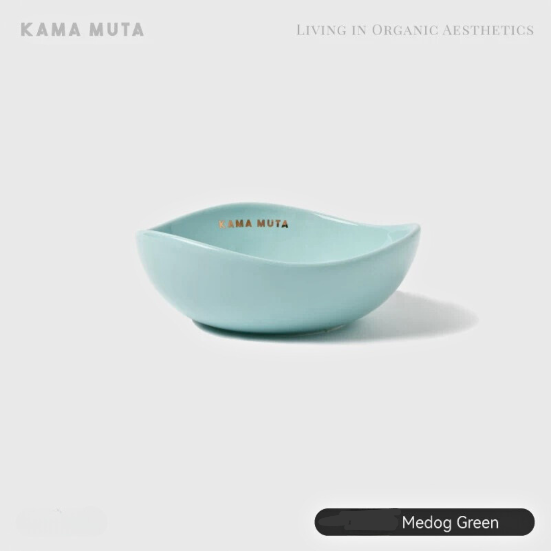 KAMA MUTA Pod Bowl Pet Bowl - Yellow