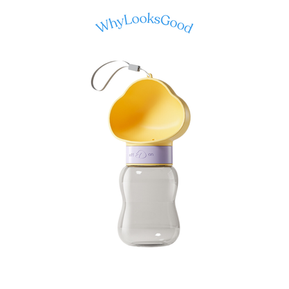 Portable Pet/Dog Water Bottle - White