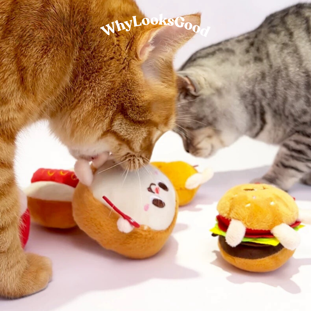 Fast Food Series Catnip Cat Toys - Drumstick