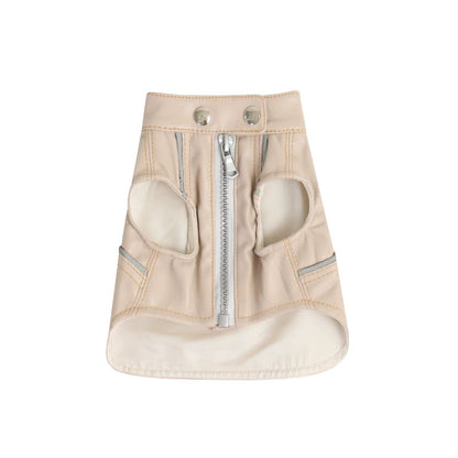 [Pre-order] Lazyeazy Plus Faux Crocodile Skin Vest - Beige