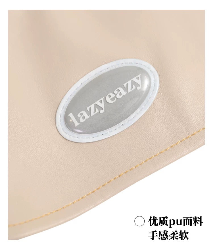[Pre-order] Lazyeazy Plus Faux Crocodile Skin Vest - Beige