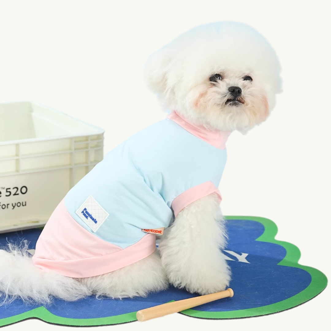 Summer Comfort Sun Protection Vest for Dogs- Pink & Blue